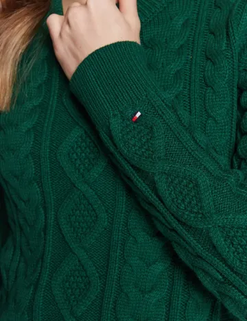 Pulover Tommy Hilfiger, verde Verde