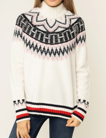 Pulover Tommy Hilfiger, ecru