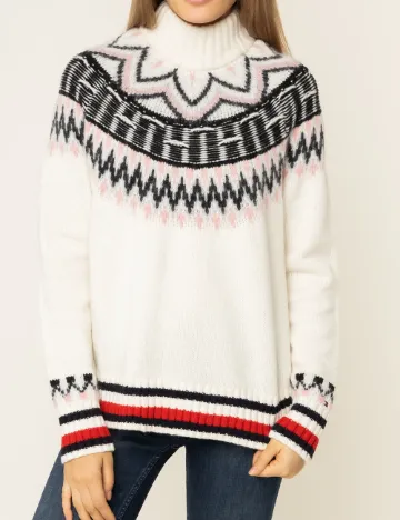 Pulover Tommy Hilfiger, ecru