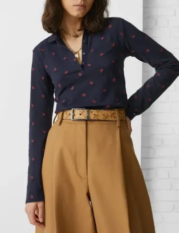 Bluza Tommy Hilfiger, bleumarin inchis