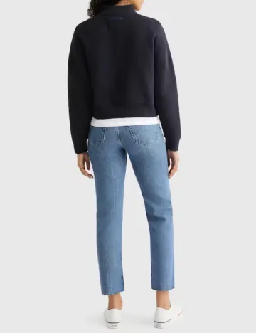 Bluza Tommy Hilfiger, bleumarin inchis