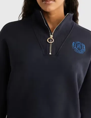Bluza Tommy Hilfiger, bleumarin inchis