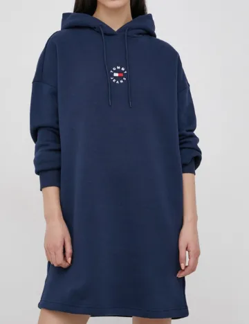 Rochie scurta Tommy Jeans, bleumarin Albastru