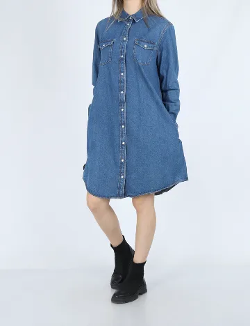 Rochie scurta Tommy Hilfiger, albastru