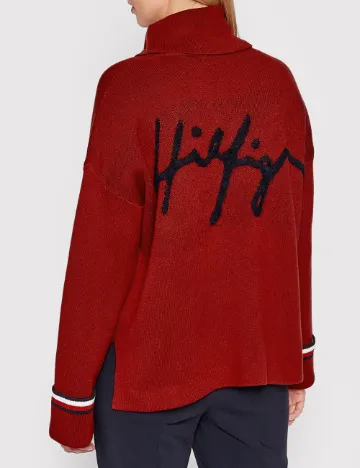 Bluza Tommy Hilfiger, rosu