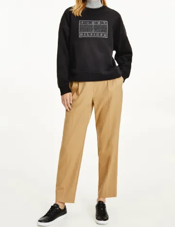 Bluza Tommy Hilfiger, negru