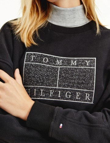 Bluza Tommy Hilfiger, negru