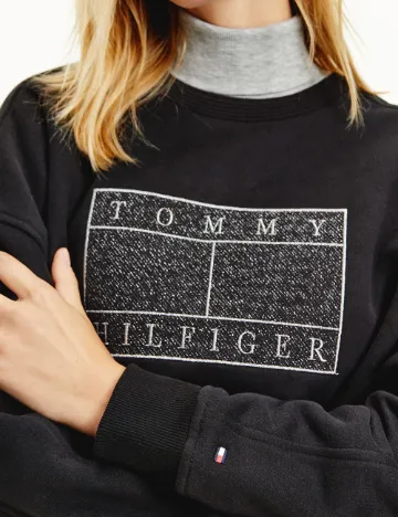 Bluza Tommy Hilfiger, negru