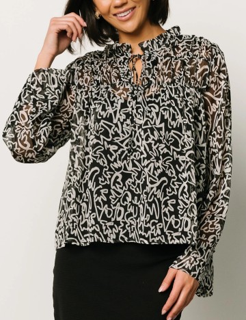 
						Bluza Vero Moda, negru/gri