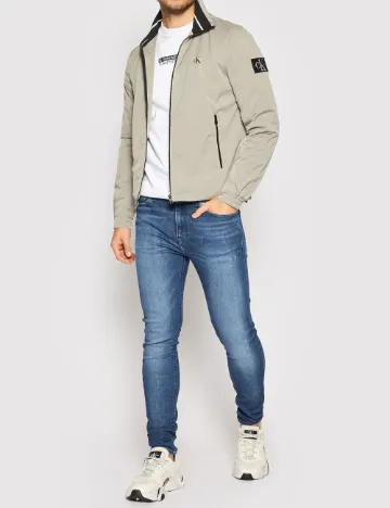 Geaca Calvin Klein Jeans, bej Crem
