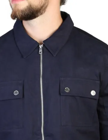 Geaca Calvin Klein Jeans, bleumarin inchis