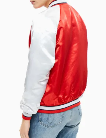 Jacheta Calvin Klein Jeans, rosu