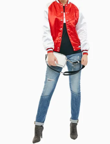 Jacheta Calvin Klein Jeans, rosu