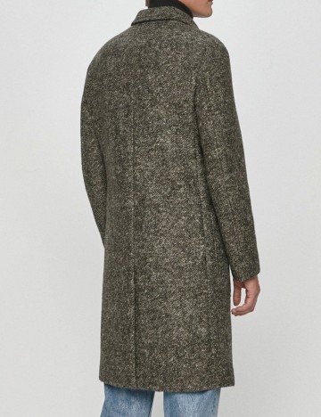 Palton Calvin Klein, verde inchis