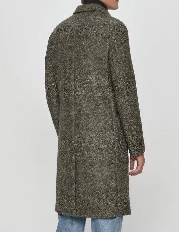 Palton Calvin Klein, verde inchis