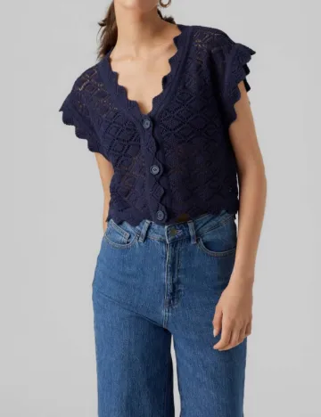 Bluza Vero Moda, bleumarin