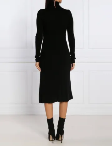 Rochie medie Tommy Hilfiger, negru