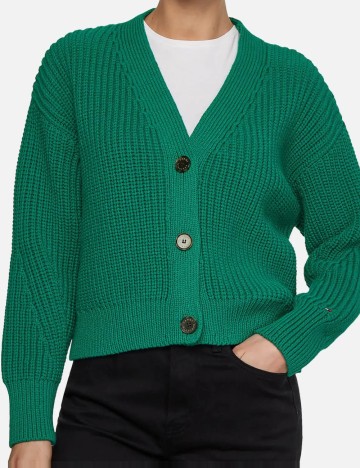 
						Cardigan Tommy Hilfiger, verde