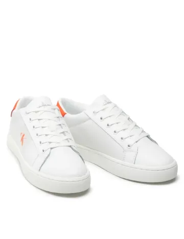 Adidasi Calvin Klein Jeans, alb