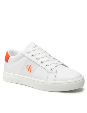 Adidasi Calvin Klein Jeans, alb