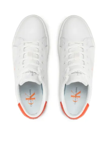Adidasi Calvin Klein Jeans, alb