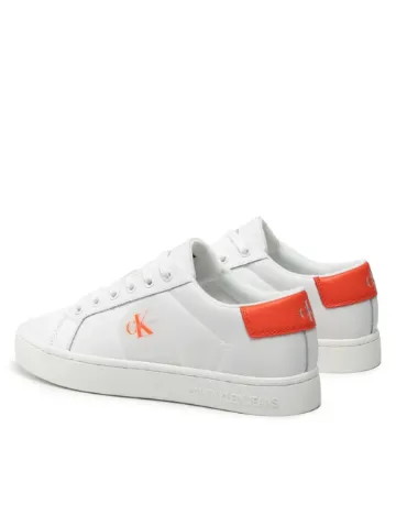 Adidasi Calvin Klein Jeans, alb