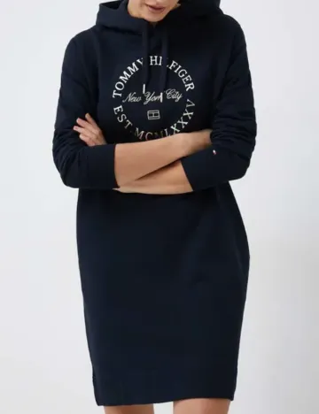 Rochie scurta Tommy Hilfiger, bleumarin