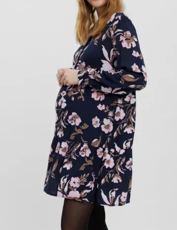 Rochie scurta Vero Moda Maternity, bleumarin