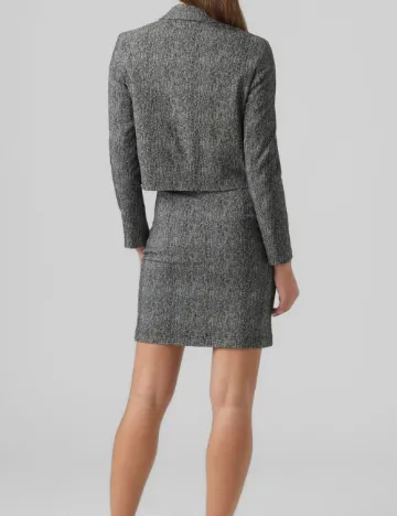 Sacou Vero Moda, alb/negru