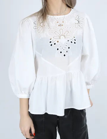 Bluza Only, alb