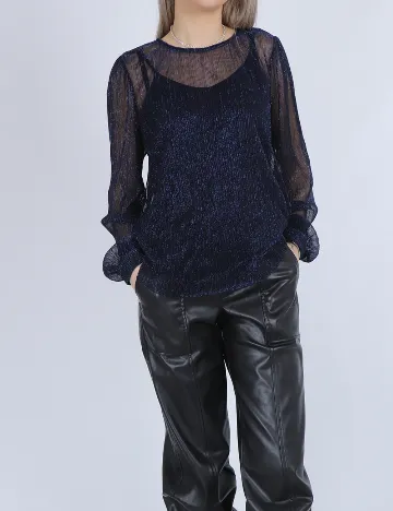 Bluza Only, bleumarin