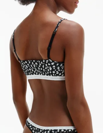 Set bustiere Calvin Klein, alb-negru