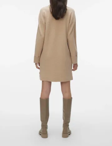 Rochie scurta Vero Moda, maro deschis