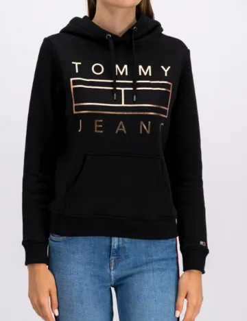 Hanorac Tommy Jeans, negru