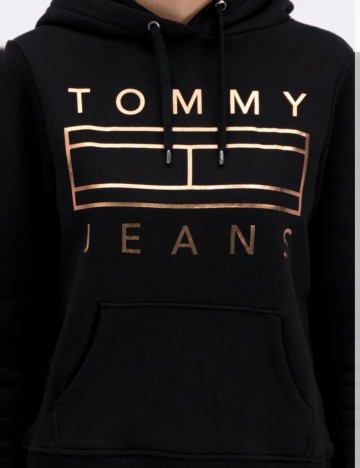 Hanorac Tommy Jeans, negru