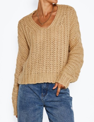 Pulover Noisy May, crem