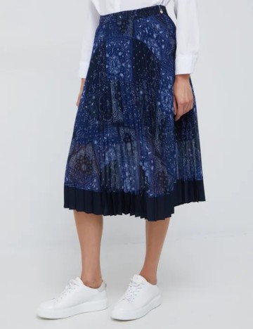 
						Fusta Tommy Hilfiger, albastru