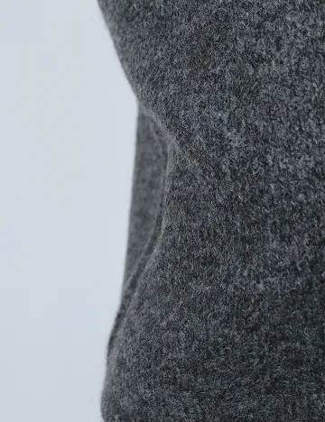 Fusta Vero Moda, gri inchis