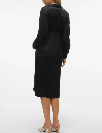 Rochie medie Vero Moda Maternity, negru