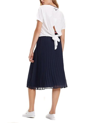 Fusta Tommy Jeans, bleumarin