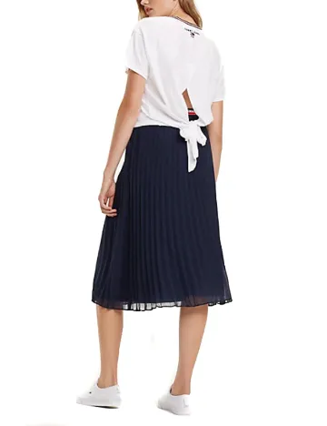 Fusta Tommy Jeans, bleumarin