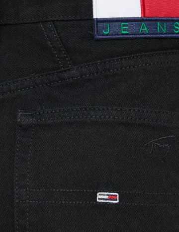 Fusta Tommy Jeans, negru
