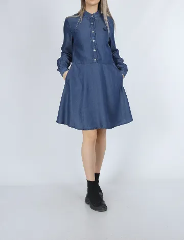Rochie scurta Calvin Klein Jeans, albastru