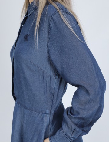 Rochie scurta Calvin Klein Jeans, albastru