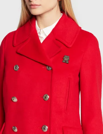 Palton Tommy Hilfiger, rosu