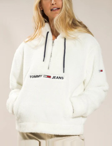 
						Hanorac Tommy Jeans, ecru