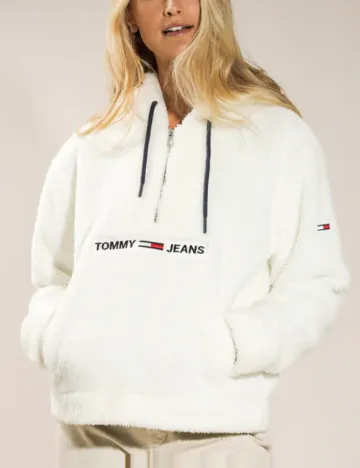 Hanorac Tommy Jeans, ecru
