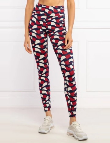 Colanti Tommy Hilfiger, rosu/albastru