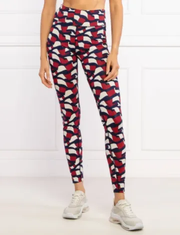 Colanti Tommy Hilfiger, rosu/albastru