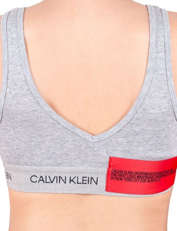 Bustiera Calvin Klein, gri